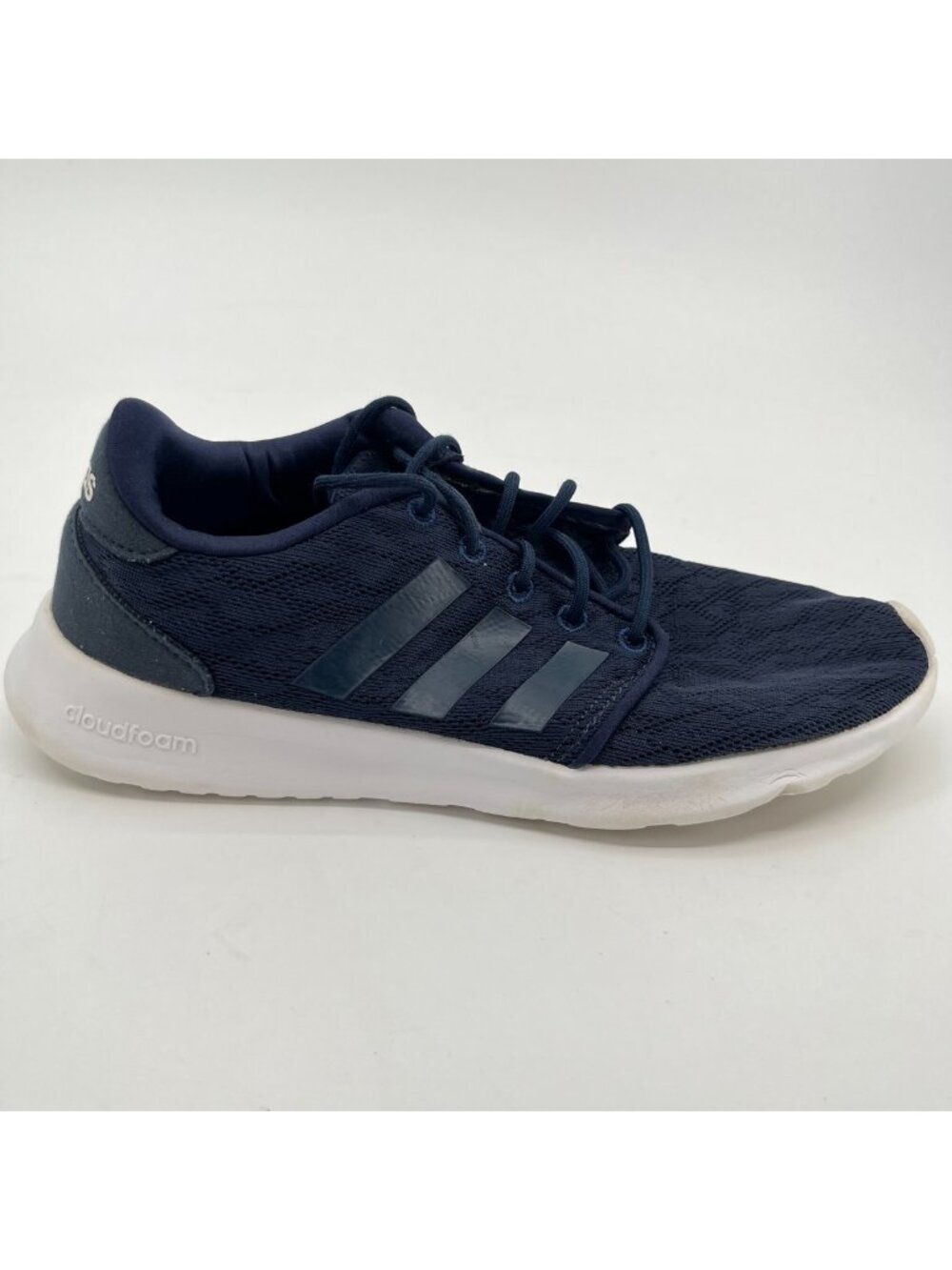 Adidas Cloudfoam QT Racer Womens Size 6.5 Blue Athletic Running Shoes Sneakers